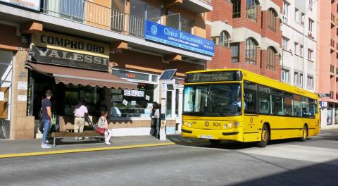 Línea 22 de Guaguas Municipales. Las Palmas de Gran Canaria Línea 22 de Guaguas Municipales. Las Palmas de Gran Canaria