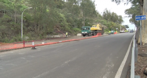 Obras de la GC-21 y de la GC-219 en Teror. Gran Canaria