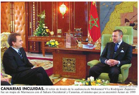 Pedro Sánchez y Mohamed VI/ canariasnoticias.es Pedro Sánchez y Mohamed VI/ canariasnoticias.es