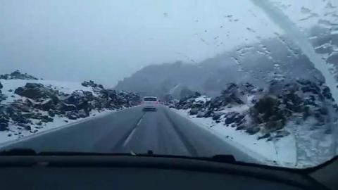 Carreteras de acceso al Teide por La Orotava, la TF-21/ CanariasNoticias.es