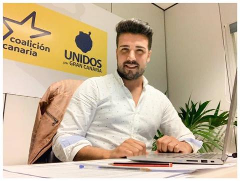 David Suárez, concejal CC-UxGC del Ayuntamiento de Las Palmas de Gran Canaria / CanariasNoticias.es