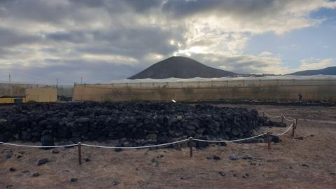 El día más corto del año despunta ante el Yacimiento de La Guancha/ canariasnoticias.es