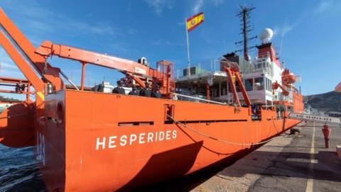 El Hespérides, buque de investigación oceanográfica/ canariasnoticias.es