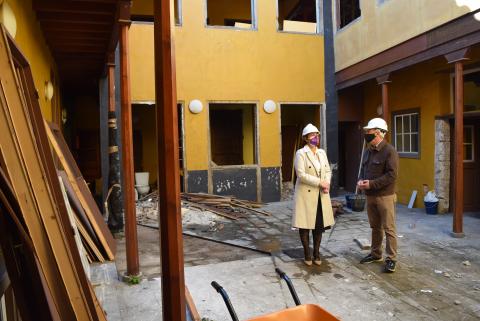 Obras en la Casa Ancheta de La Laguna / CanariasNoticias.es