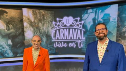 Alexis Hernández y Kiko Barroso en el programa "El carnaval vive en ti" / CanariasNoticias.es