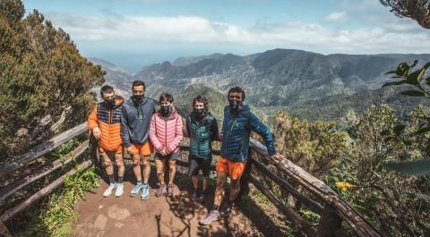 El equipo Salomon Team España en Vallehermoso (La Gomera) / CanariasNoticias.es