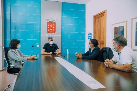 Reunión del consejero de Deportes del Cabildo de Lanzarote / CanariasNoticias.es