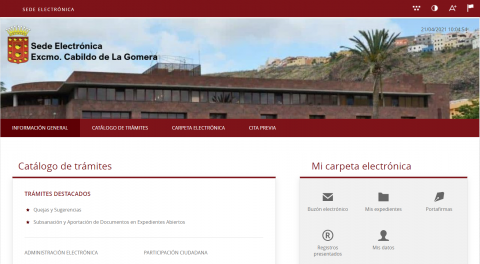 Sede Electrónica del Cabildo de La Gomera / CanariasNoticias.es