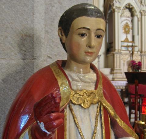 Escultura de San Blas de Iglesia de San Vicente Ferrer de Valleseco / CanariasNoticias.es