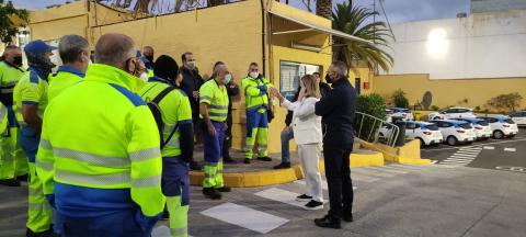 Protestas en el Servicio de Limpieza de Las Palmas de Gran Canaria / CanariasNoticias.es