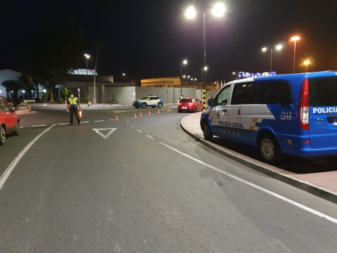 Control de la Policía Local de Puerto del Rosario (Fuerteventura) / CanariasNoticias.es