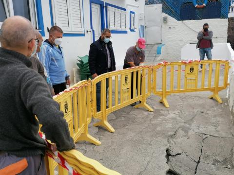 Hundimiento del Paseo de Tufia, Telde (Gran Canaria) / CanariasNoticias.es