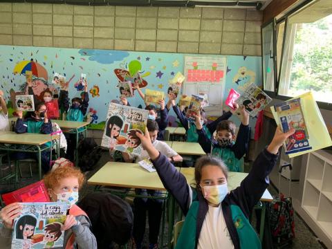 Valleseco entregó a final de curso el libro “La caja del abuelo” 