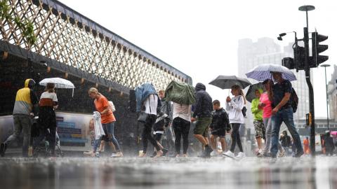 Lluvias torrenciales provocan inundaciones en Londres