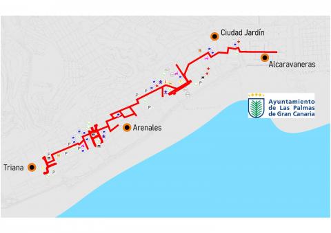 "Gran vía peatonal" de Las Palmas de Gran Canaria / CanariasNoticias.es