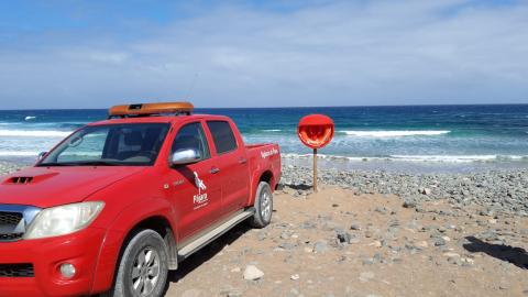 Aros Salvavidas en las playas de Pájara (Fuerteventura) / CanariasNoticias.es