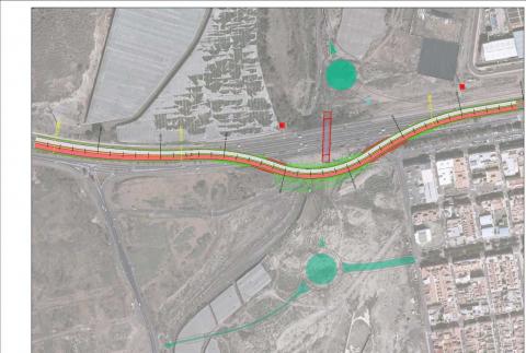 Obras en el enlace de Oroteanda en la TF-1 