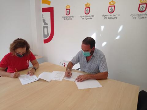 Firma de convenio de colaboración con la Asociación de Voluntarios Medioambientales