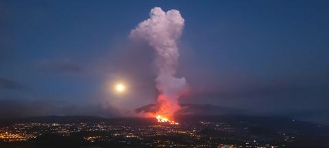 Erupción volcánica en La Palma