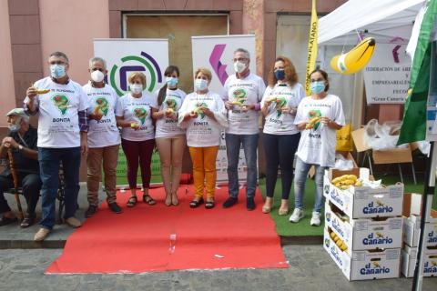 Gáldar se suma a la campaña “Cómete un plátano por La Palma”  / CanariasNoticias.es