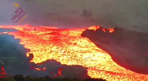 Lava del volcán de La Palma/ canariasnoticias