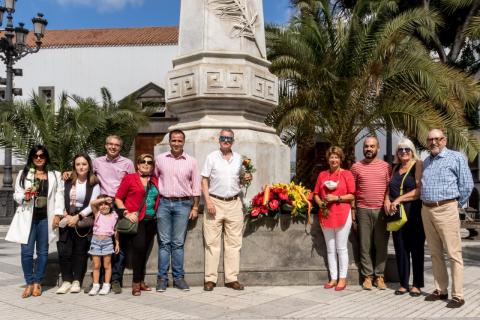 Ofrenda Floral a Colón 2021 en Las Palmas de Gran Canaria/ canariasnoticias