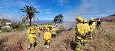 Operativo contra incendios en La Gomera / CanariasNoticias.es