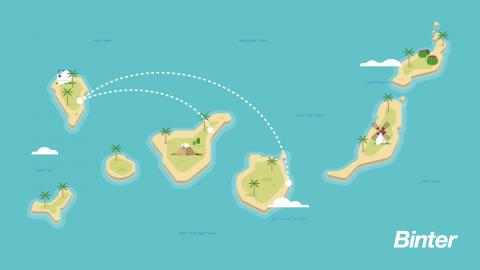 Binter refuerza las conexiones aéreas de La Palma 