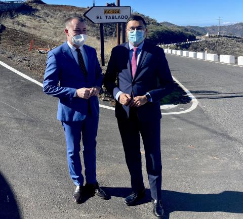 GC-224 en entre Juncalillo y El Tablado en Gáldar (Gran Canaria) / CanariasNoticias.es GC-224 en entre Juncalillo y El Tablado en Gáldar (Gran Canaria) / CanariasNoticias.es