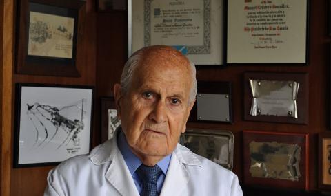Manuel Lezcano. Médico de Tafira