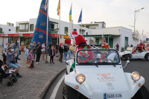 Papa Noel en Playa Blanca. Yaiza. Lanzarote/ canariasnoticias.es