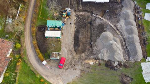 Excavación del anfiteatro romano en Suiza