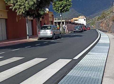 Proyecto de drenaje de pluviales en La Pista de Las Palmitas de San Sebastián de La Gomera / CanariasNoticias.es