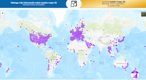 Mapa del 5G en todo el mundo/ canariasnoticias.es