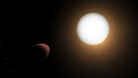 Ilustración del exoplaneta WASP-103b