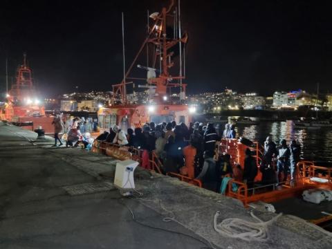 Inmigración ilegal. Muelle de Arguineguín. Gran canaria/ canariasnoticias.es