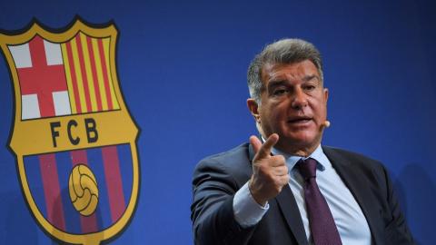 Joan Laporta, presidente del FC Barcelona