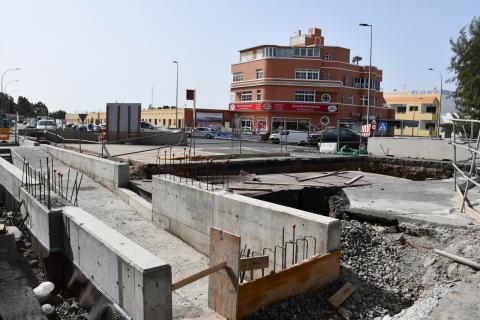 Obras de mejora del acceso a Arguineguín por la GC-500 / CanariasNoticias.es