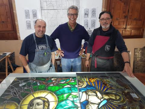 Vidrieras restauradas en la Basílica del Pino en Teror / CanariasNoticias.es