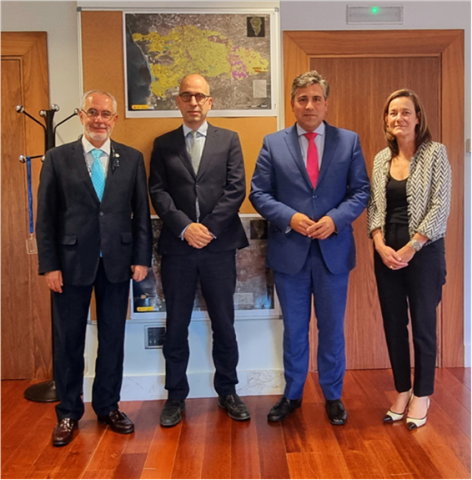 Oscar Izquierdo, Héctor Izquierdo Triana, Pedro Fernández y Maria José Legüina