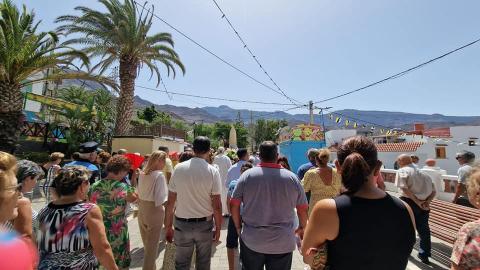 Procesión de la Virgen de Fátima de Veneguera en Mogán (Gran Canaria) / CanariasNoticlas.es