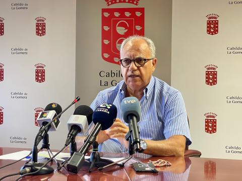 Casimiro Curbelo, presidente del Cabildo de La Gomera / CanariasNoticias.es 