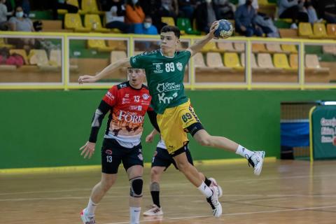 Alberto Delgado, jugador del Km13 Balonmano Gáldar / CanariasNoticias.es