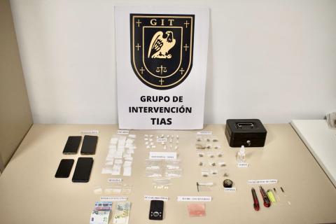 Droga incautada por la Policía 