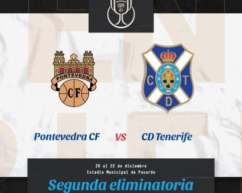 Pontevedra CF - CD Tenerife en la Copa del Rey 