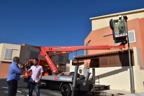 Renovación de luminarias en El Rosario (Tenerife) / CanariasNoticias.es