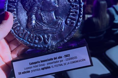 Los Premios Agripina reconocen a Lopesan Hotel Group como mejor anunciante del año