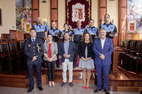 Toma de posesión policías locales de Los Realejos / CanariasNoticias.es 