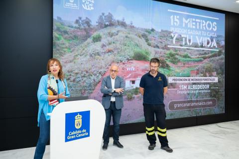 Presentación del informe de incendios forestales en Gran Canaria 