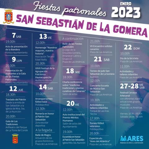 Fiestas Patronales,San Sebastián de La Gomera 2023